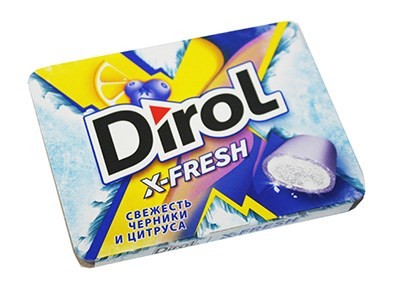 Жевательная резинка Дирол X-FRESH черника 18г
