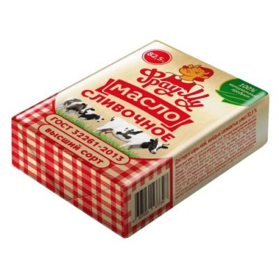БЗМЖ Масло Фрау-Му "Традиционное" 82,5% 180г
