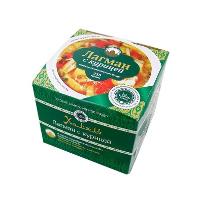 Лагман с курицей Халяль 250г Государь-суп