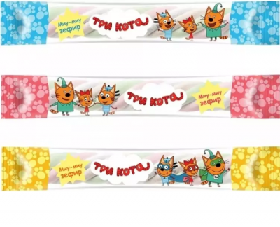 Три кота воздушный зфир косичка 15гр