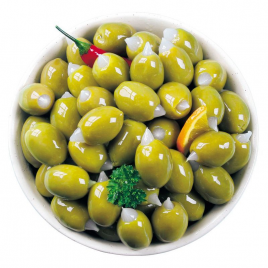Оливки фаршированные жемчужным лучком "ГРЕКО" 1кг.