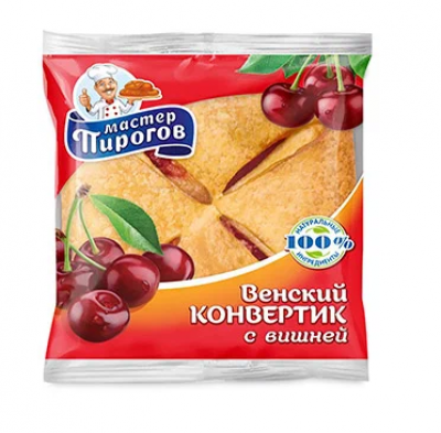 Конвертик с вишней Мастер Пироговъ 70г Коломенский