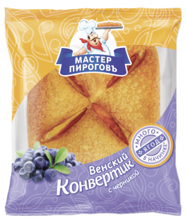 Конвертик с черникой Мастер Пироговъ 70г Коломенский