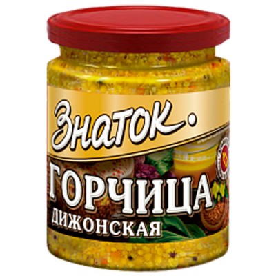 Горчица Дижонская 170г ст/б Знаток