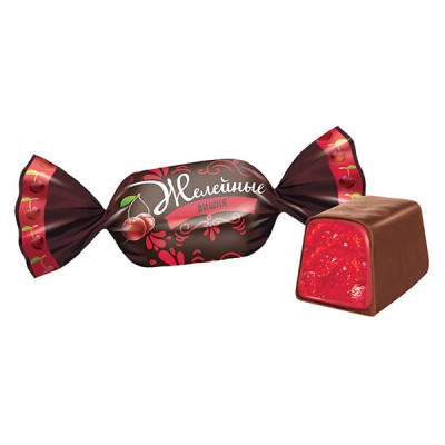 Конфеты желейные со вкус. вишни 1кг Яшкино