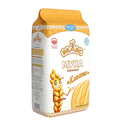 Мука "Белес" классик в/с 2кг