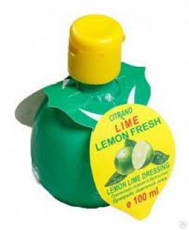 Натуральный сок Лайм зеленый 100мл Lemon Fresh