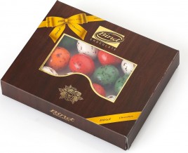 Шоколадные Перепелиные яйца с марципаном 100г