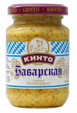 Горчица Кинто Баварская с/б 170мл.