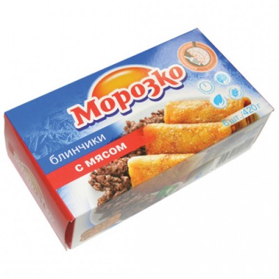 Блинчики с мясом Морозко 420гр