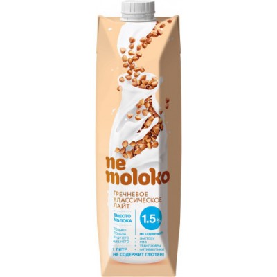 БЗМЖ Напиток гречневый класс."Nemoloko "1л