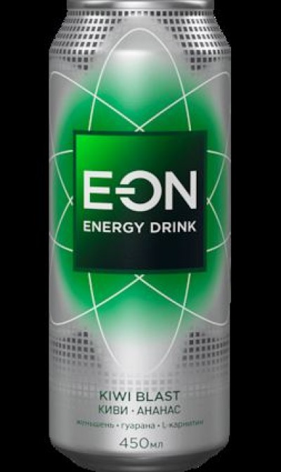 Напиток энергетический E-on Kiwi Blast ж/б 0,45л