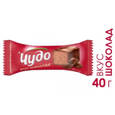 БЗМЖ Сырок глазирован. Чудо Шоколад 23% 40г