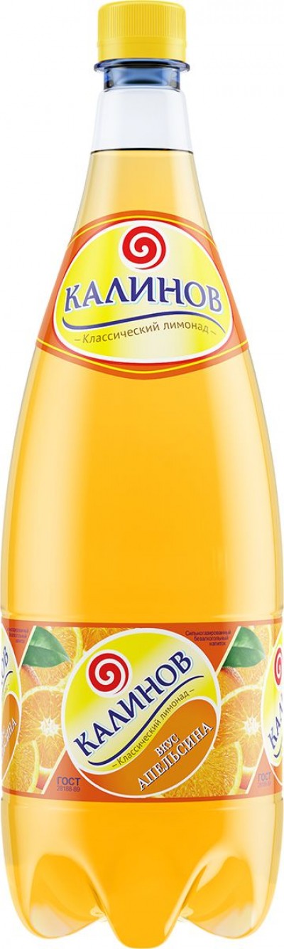 Лимонад Калинов газ. вкус Апельсина 1,5л