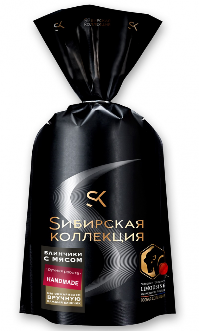 Блинчики с мясом 0,72г. Сибирская Коллекция