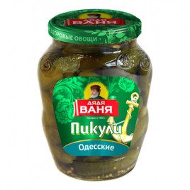 Огурцы Пикули Одесские Дядя Ваня 350г ст/б