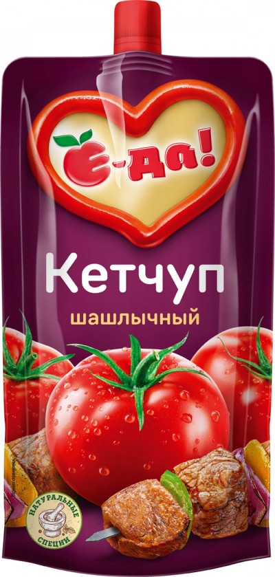 Кетчуп "Е-да" шашлычный 260г
