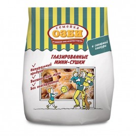 Мини-сушки глазированные 150г. Семейка Озби