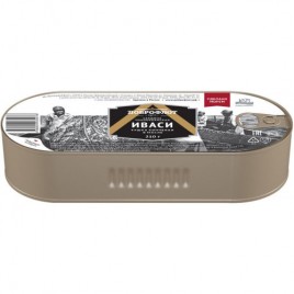 Сардина Иваси т/о копченая в/м "Доброфлот" ж/б 210г