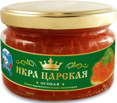 Икра  Царская имитированная лососевая ст/б 220г