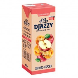 Сок DJAZZY яблоко персик 0,2л