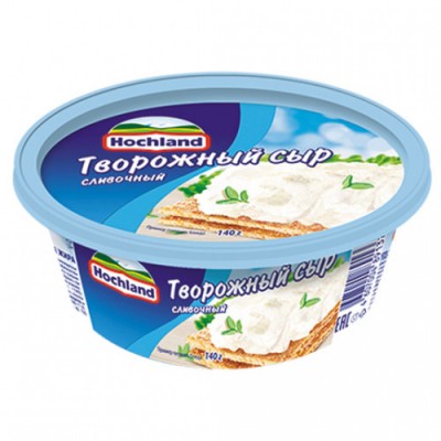БЗМЖ Сыр творожный Хохланд Сливочный 140г