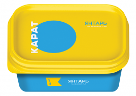 БЗМЖ Сыр плавленый Янтарь 45% Карат 400г