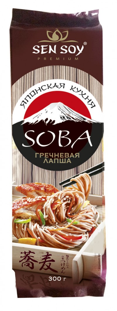Сэн Сой Лапша гречневая SOBA 300г
