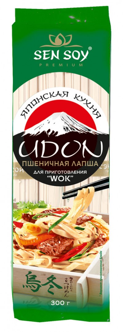 Сэн Сой Лапша пшеничная UDON 300г