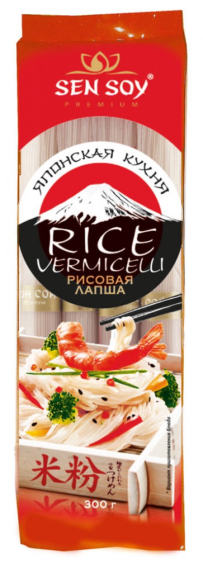 Сэн Сой Лапша рисовая RICE VERMICELLI 300г