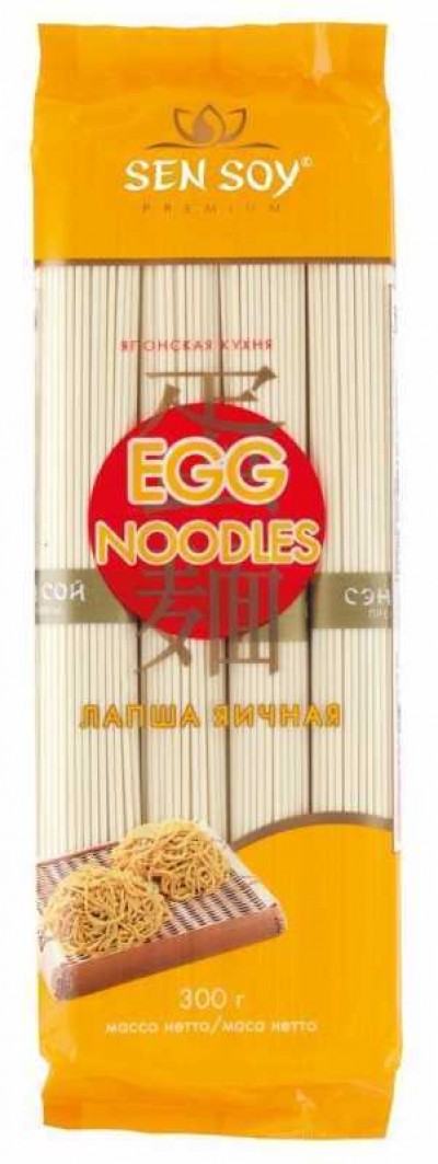Сэн Сой Лапша яичная 300г