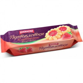 Печенье Кухмастер Клубничные тарталетки 240г