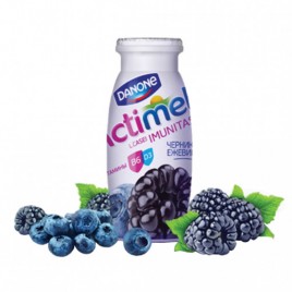 БЗМЖ Питьевой Молоч.продукт Актимель черника-ежевика 1шт 100г