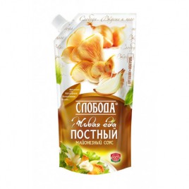 Соус Слобода майонезный постный 56% 200гр дойпак