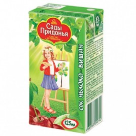 Сок Яблоко Вишня "Сады придонья" 125мл