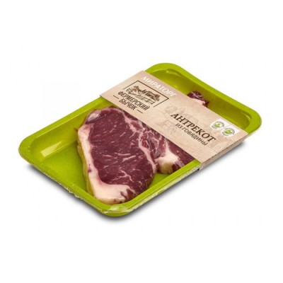 Антрекот из говядины охл 410г Мираторг(трава)