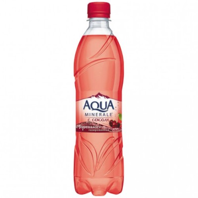 Вода Аква Минерале Черешня газ 0,5л пэт