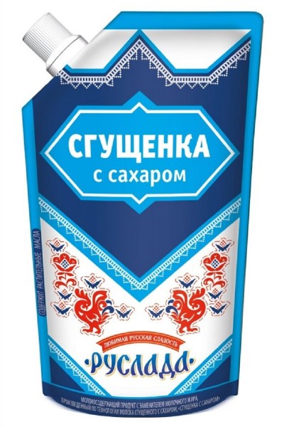 БЗМЖ Сгущенка Руслада дой-пак 270г