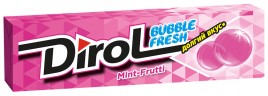 Жевательная резинка Дирол Бабли гум мята/фрукты  13,6г