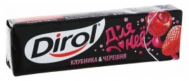 Жевательная резинка Дирол Клубника/Черешня 13,6г