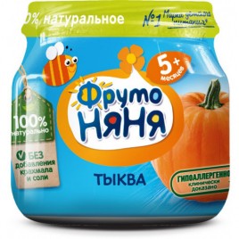 Пюре ФрутоНяня тыква 80г