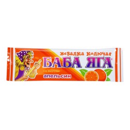Жевательная конфета Баба яга апельсин  11г
