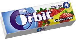 Жевательная резинка Орбит клубника-банан 13,6г