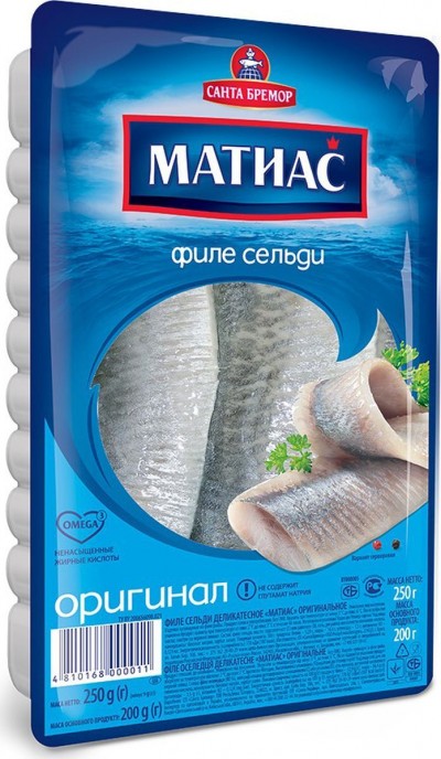 АКЦИЯ!!! Филе сельди оригинал Матиас 250г