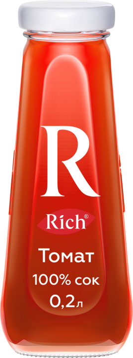 Сок РИЧ томат 0,2л ст/б 100%