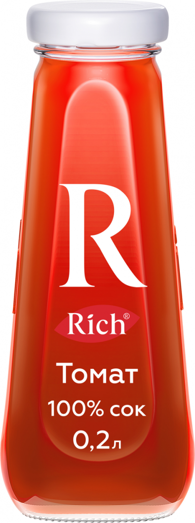 Сок РИЧ томат 0,2л ст/б 100%
