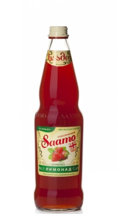Лимонад Саамо клубника 0,5л ст/бут