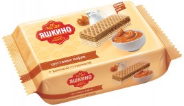 Вафли Яшкино с вар. сгущенкой 200г