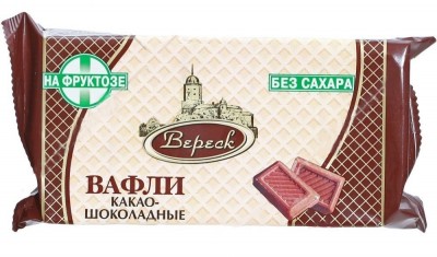 Вафли Вереск какао-шоколад на сорбите 105г