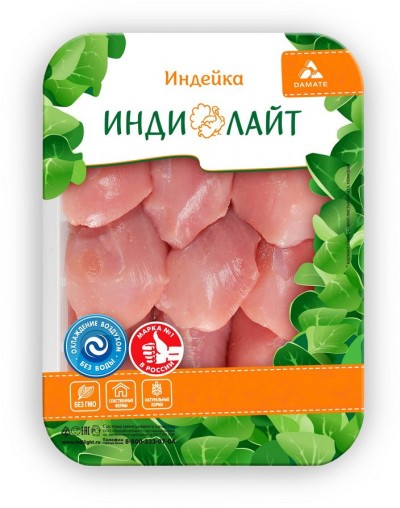 Медальон из индейки лоток 500г Новые Фермы